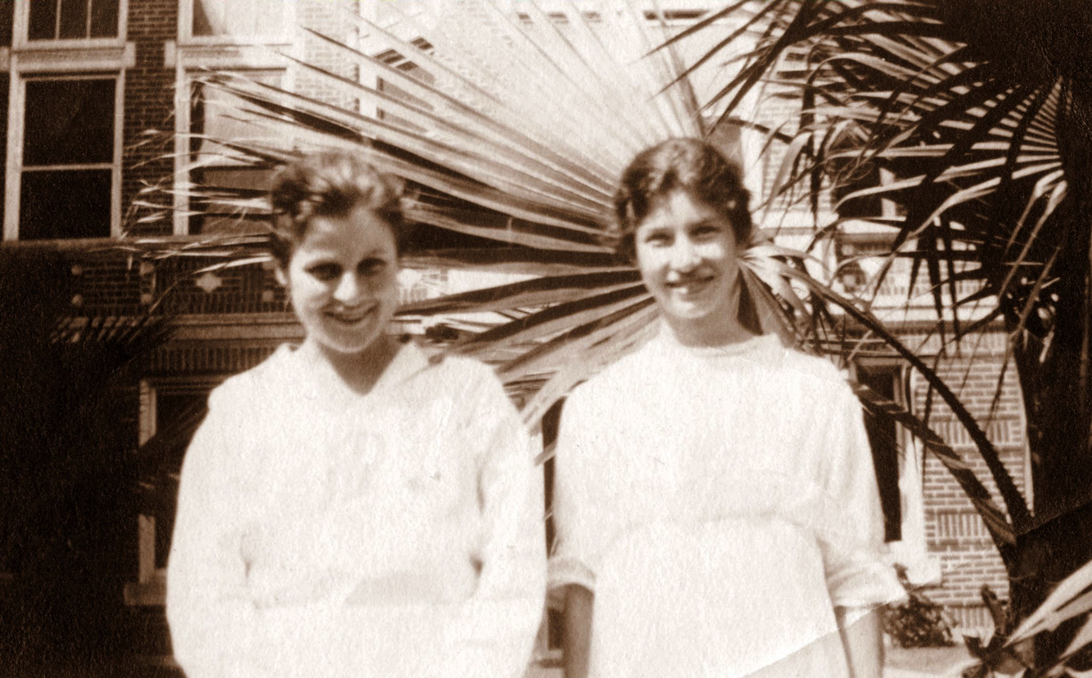 Gertrude (on the right with a friend), early 1920s